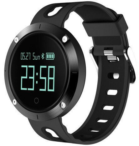 Bratara Fitness iUni DM58 Plus, Waterproof, Display OLED, Ceas, Pedometru, Monitorizare puls, Notifi